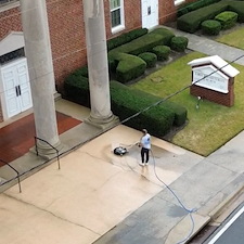 Large-Scale-Church-Campus-Cleaning-in-Downtown-Pensacola-Florida 1